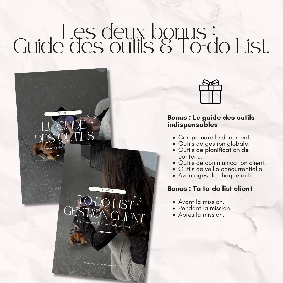 Les essentiels du Community Manager ! 📂