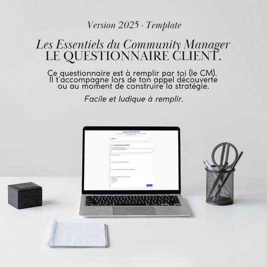 Le questionnaire client - Template
